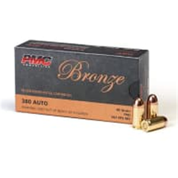 PMC - Bronze - 380 Auto - 90 Grain - Full Metal Jacket - $21.25 - $21.25