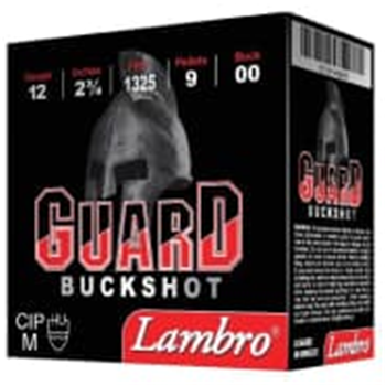 Lambro Guard 2.75" 00 Buckshot 12 Gauge Ammunition, 250 Rounds - $149.99 - $149.99