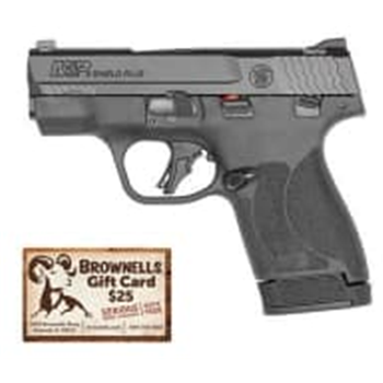 Smith &amp; Wesson M&amp;P 9 SHIELD PLUS 9mm 3.1" Barrel TS 10/13 Rnd - $404.99 w/code "MC3" w/Brownells $25 Gift Card + $50 Prepaid Card after Rebate - $404.99
