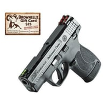 S&amp;W PC M&amp;P 9 SHIELD PLUS 9mm Fiber Optic TS Ported 3.1" - $494.99 w/code "MC3" w/Brownells $25 Gift Card + $50 Prepaid Card after Rebate - $494.99
