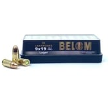 Belom 9mm 124 Grain FMJ 1000 Rounds - $378.00 - $378.00