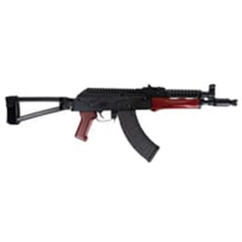 PSA AK-P Triangle Side Folder with Cheese Grater Upper Hand Guard Pistol, Redwood - $979.99 - $979.99