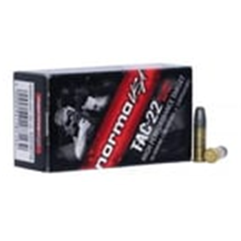 Norma 22LR TAC-22 40gr LRN 50rd Box Ammo - $4.99 - $4.99