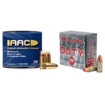 Bundle of AAC 115gr FMJ 9mm 500rds &amp; Hornady Flexlock Critical Duty 135gr 9mm+P 25rds - $169.99 - $169.99
