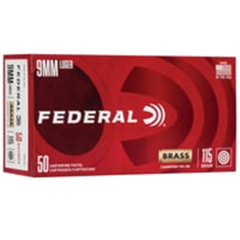 Federal Championion Handgun 9mm 115 gr FMJ 1000 Round - $359.8 - $359.80