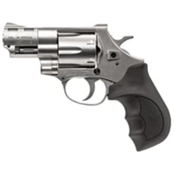 European American Armory, Windicator, Small Frame, 357 Magnum, 2" Barrel, Steel Frame, Nickel Finish, Rubber Grips, Fixed Sights, 6Rd - $407 - $407.00