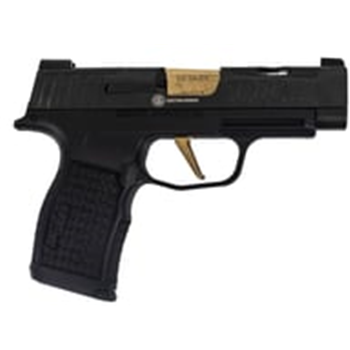 Sig P365 XL Spectre Custom Works 9mm Pistol, Black/Gold - $849.99 - $849.99