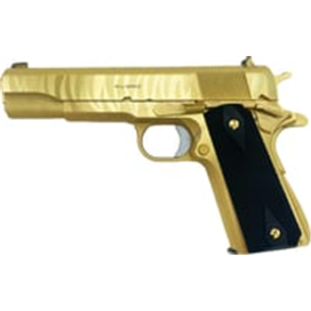 Springfield Armory Mil-Spec 24 Carat Gold Tiger Stripe .45 ACP 5" Barrel 7-Rounds GrabAGun Exclusive - $1499.99 ($7.99 S/H on firearms) - $1,499.99