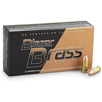 BLAZER 380 ACP 95Gr FMJ RN Brass 50rd - $26.99 - $26.99