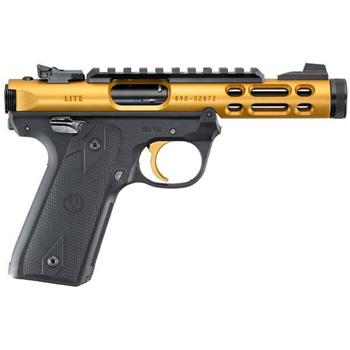 Ruger Mark IV 22/45 Lite Gold .22 LR 4.4-inch 10Rds - $599.99 ($7.99 S/H on firearms) - $599.99
