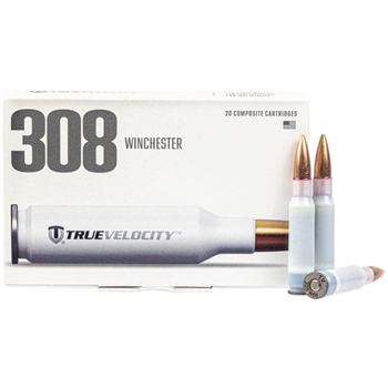 True Velocity 168 gr Nosler Custom Competition .308 Win Composite Cased 20 Rounds - $49.99 - $49.99