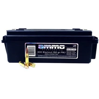 Ammo Inc. 300 Blackout 150 Grain FMJ 200 Rounds - $179 - $179.00
