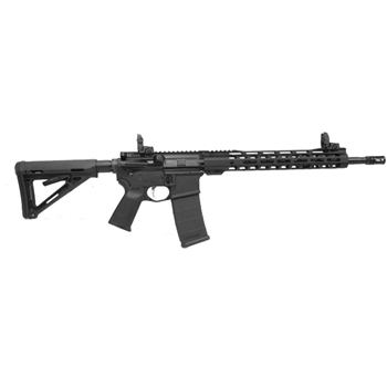 PSA 16" Mid-Length 5.56 NATO 1/7 Nitride 13.5" Lightweight M-Lok MOE EPT Rifle w/MBUS Sight Set - $599.99 - $599.99