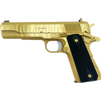 Springfield Armory Mil-Spec 24 Carat Gold Tiger Stripe .45 ACP 5" Barrel 7-Rounds GrabAGun Exclusive - $1499.99 ($7.99 S/H on firearms) - $1,499.99