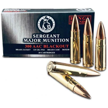 Tula SMM 125 gr FMJ Brass Cased 300 AAC Blackout 20 Rounds - $14.99 - $14.99