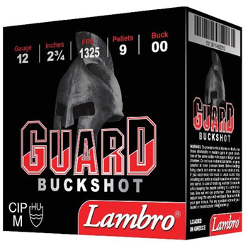 Lambro Guard 2.75" 00 Buckshot 12 Gauge Ammunition, 250 Rounds - $149.99 - $149.99