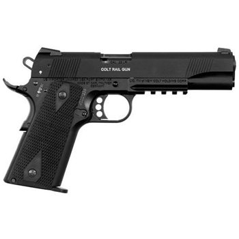 WALTHER ARMS 1911 Rail Gun 22LR 5" 12rd - Black - $374.99 (Free S/H on Firearms) - $374.99
