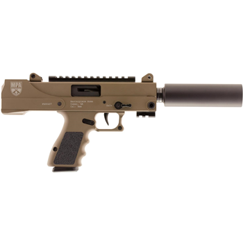 MASTERPIECE ARMS MDA Defender 9mm 6" TB 17rd Glk Mag Side Cocker - $618.99 (Free S/H on Firearms) - $618.99