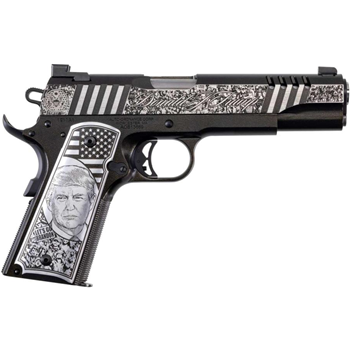 Auto Ordnance 1911 "Trump Rally Cry" 5" 7rd .45 Pistol, Stainless Steel - $1599.99 - $1,599.99