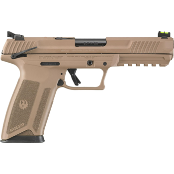 Ruger-57 5.7x28 4.94" Dark Earth 20rd - $716.99 (Free S/H on Firearms) - $716.99