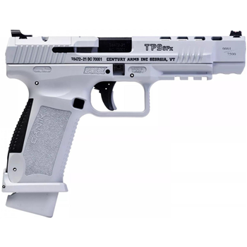 Canik TP9SFX Whiteout White 9mm 5.2" Barrel 20-rounds Fiber Optic Sight - $759.99 ($7.99 S/H on firearms) - $759.99