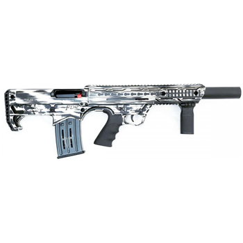 Black Aces Tactical Pro Series Bullpup Semi Automatic 12 Gauge Shotgun, Distressed White - $349.99 - $349.99