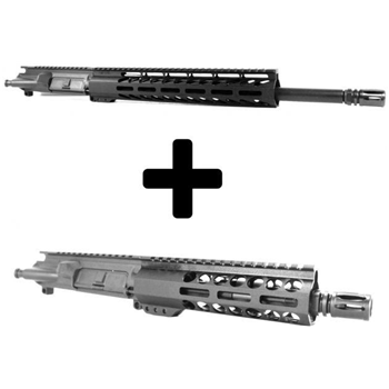 Combo Sale - 16 inch AR-15 5.56 NATO Melonite Upper + 7.5 inch 5.56 NATO Melonite Upper - $484.99 after code "P2A55E22" - $484.99
