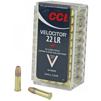 CCI 22 LR Velocitor 40Gr 1435 FPS CPHP 50rd - $8.99 - $8.99