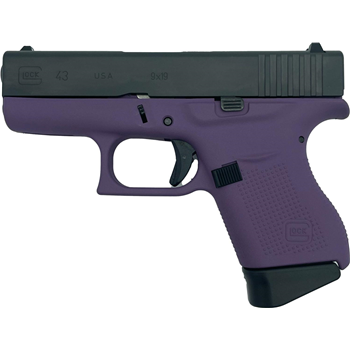 Glock 43 Purple / Black 9mm 3.39" Barrel 6-Rounds GrabAGun Exclusive - $499.99 ($7.99 S/H on firearms) - $499.99