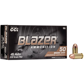 BLAZER 45 ACP 230Gr FMJ FN Brass 50rd - $31.99 - $31.99