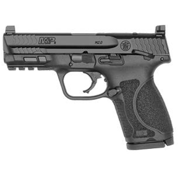 Smith &amp; Wesson M&amp;P M2.0 Compact 9mm Luger 4" 15+1 Black Black Armornite Stainless Steel Slide Black Polymer Grip (Manual, Optic Ready) - $355.99 (Free S/H on Firearms) - $355.99