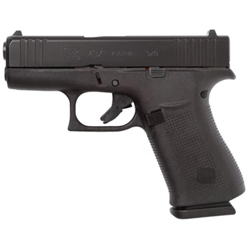 Glock G43X 9mm Subcompact Pistol, Black - $449.99 - $449.99