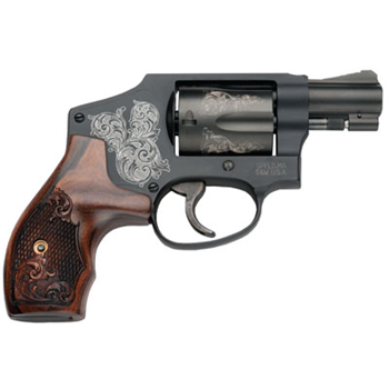 Smith &amp; Wesson SW Model 442 38 SPL 1 7/8" Snub Nose Barrel, Engraved Black &amp; Grip, 5 Shot - $701.99 ($7.99 S/H on firearms) - $701.99