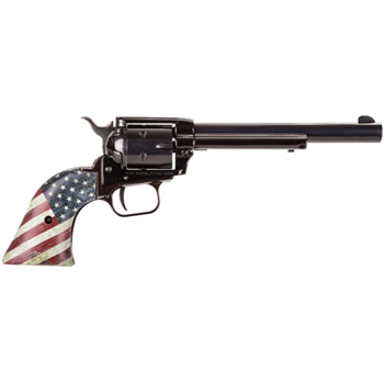 Heritage Rough Rider 6.5" .22 LR Revolver, US Flag Grips - RR22B6USFLAG - $109.99 - $109.99