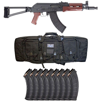 PSA AK-P GF3 Triangle Side Folding Redwood Pistol With 10 Magazines and PSA Bag - $999.99 + Free Shipping - $999.99