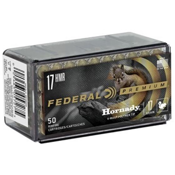 Federal V-Shok Ammo 17 HMR 17Gr V-MAX 50 Rnd - $19.99 - $19.99