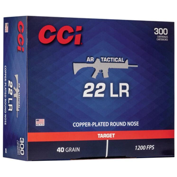 CCI 22 LR AR Tactical 40Gr 1200 FPS CPRN 300rd - $27.16 - $27.16