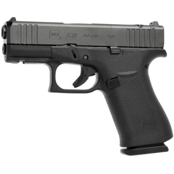 Glock 43X MOS 9mm 3.39" Black Pistol 10+1 Rounds - $557.99 (Free S/H on Firearms) - $557.99