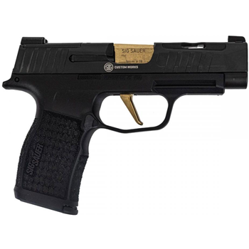 Sig P365 XL Spectre Custom Works 9mm Pistol, Black/Gold - $799.99 - $799.99