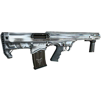 Black Aces Tactical Bullpup Pump Action 12 Gauge Shotgun, Distressed White - $349.99 - $349.99