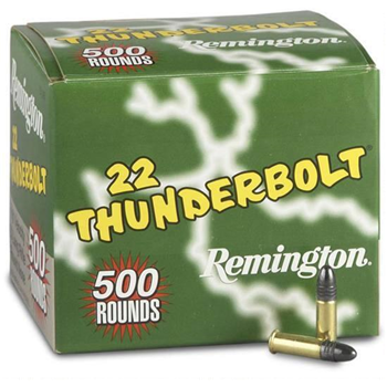 REMINGTON AMMO 22 LR Thunderbolt High Speed 40Gr 500rd LIMIT 4 - $41.99 - $41.99