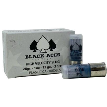 Black Aces Tactical 2.75" 12 Gauge Slugs, 200 Round Case - $129.99 - $129.99