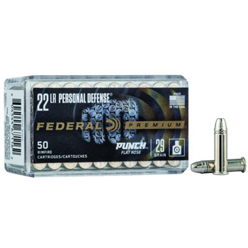 Federal Punch Personal Defense 22 LR 29Gr 50 Rnd - $8.99 - $8.99