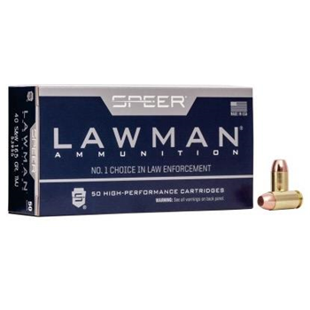 Speer Lawman .40 S&amp;W 165gr TMJ 50 Rounds - $20.99 - $20.99