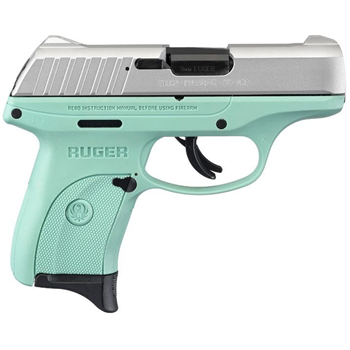 Ruger EC9S Turquoise Frame 9mm 3.12" Aluminum 7+1 - $294.99 (Free S/H on Firearms) - $294.99