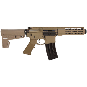 P2A "Patriot" 5 inch AR-15 5.56 NATO M-LOK Complete Pistol - FDE - $756.49 AFTER 15% - $756.49