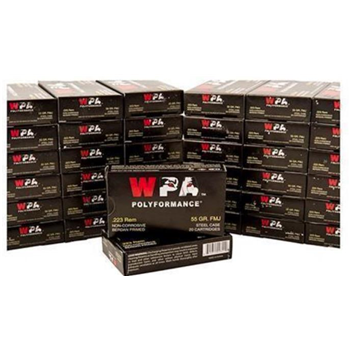 Wolf 223 Remington 55gr FMJ 1000 Rnd - $445 w/filler and code "MAYPARTNER55" - $445.00