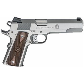 Preorder - Springfield Armory 1911 Garrison 9mm 5" Barrel 9Rnd Stainless/Blued - $667.79/$720.99 after code "MAYPARTNER55" - $667.79