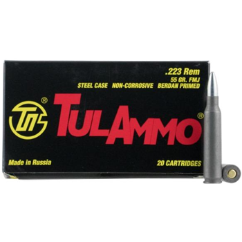 TulAmmo Rifle Ammunition .223 Rem 55 gr FMJ 20/box - $6.98 - $6.98