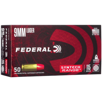 Federal Ammo 9mm 115Gr Total Synthetic Jacket (TSJ) 50rd - $18.49 - $18.49